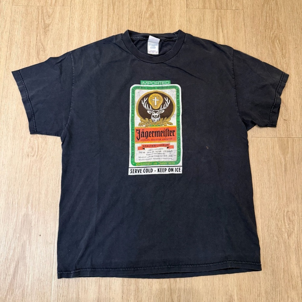 Vintage Jagermeister size L Black Tennessee River